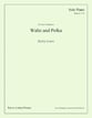 Waltz and Polka piano sheet music cover
